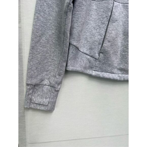 The North Face Cropped Asymmetrical Zip Sweatshirt size Large - Picture 3 of 8